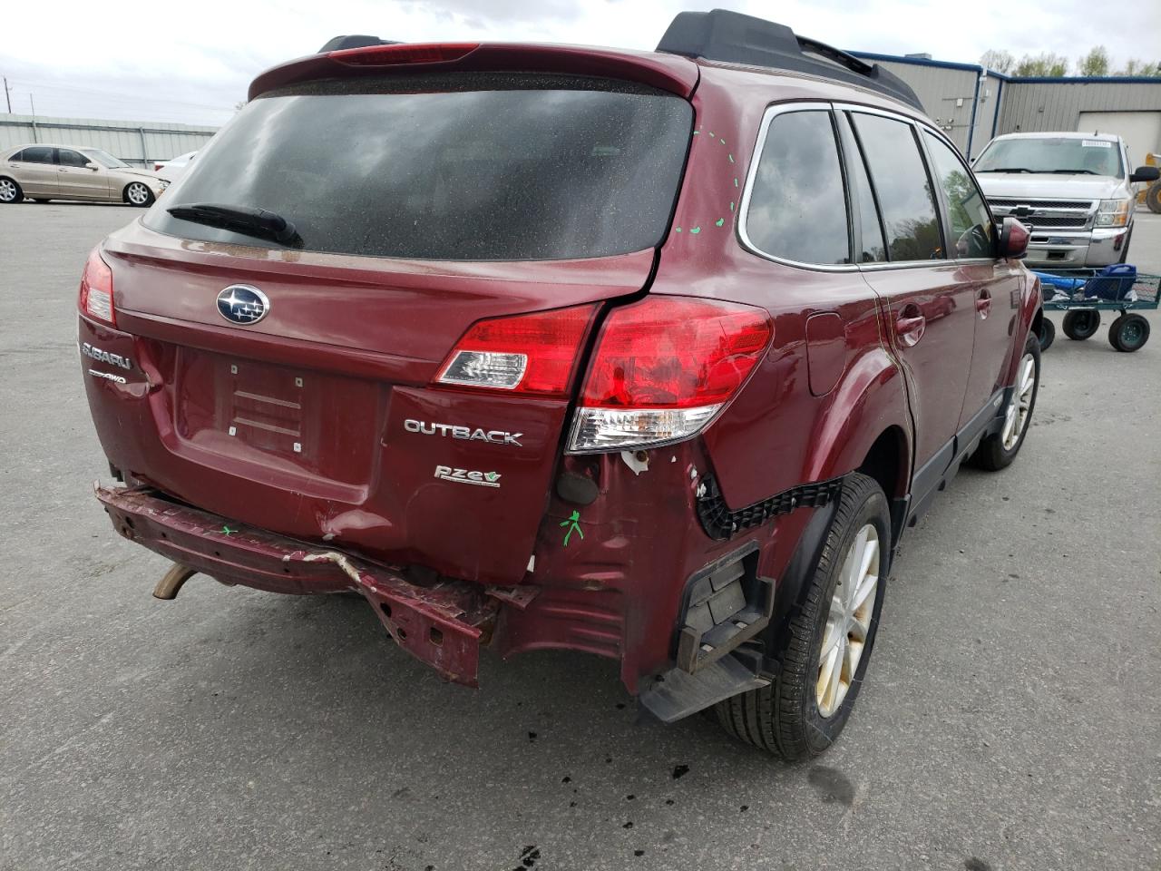 Photo 4 from auction – 2011 SUBARU OUTBACK with VIN 4S4BRBCC5B3426893
