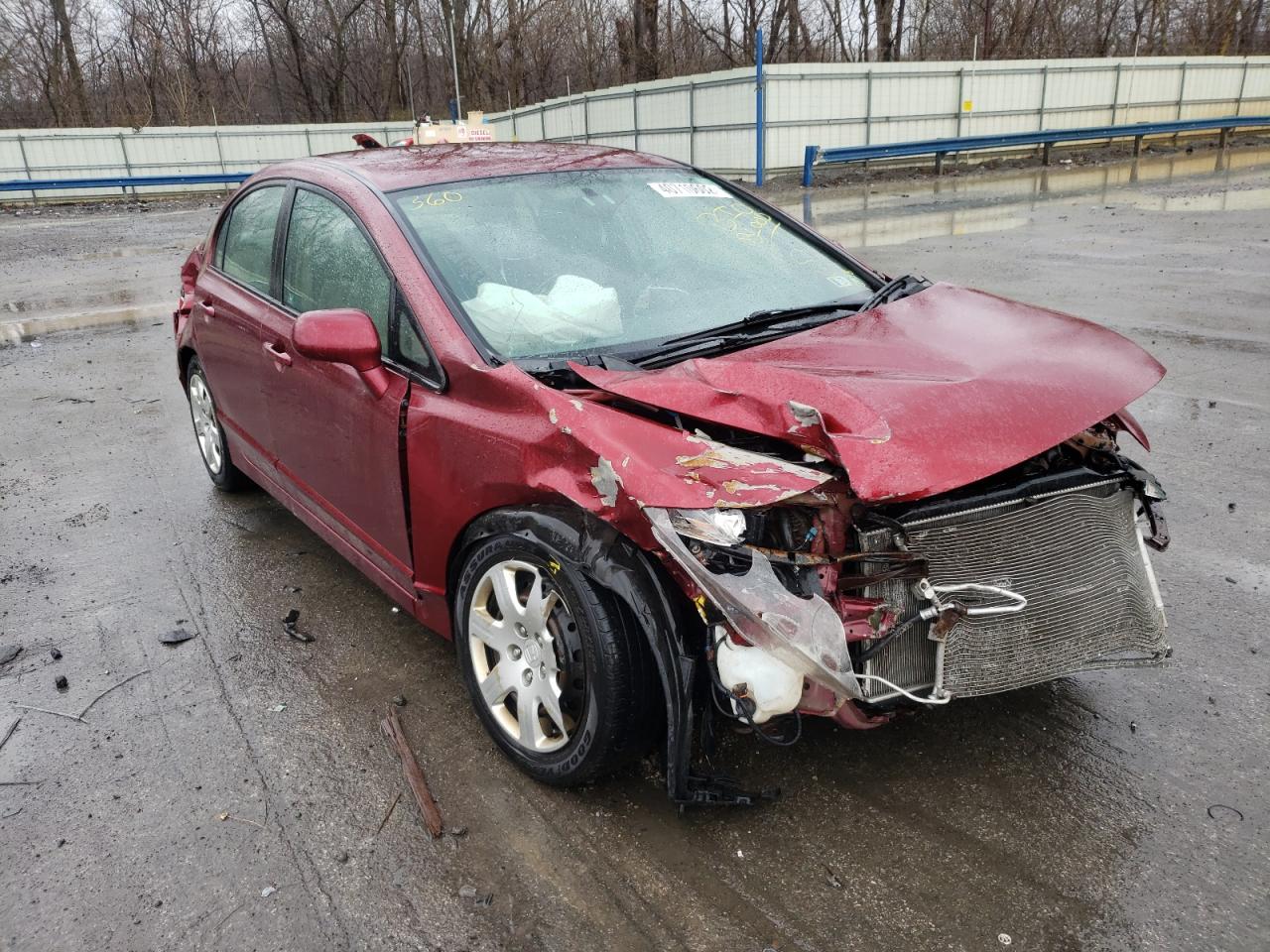 HONDA CIVIC LX 2010 with VIN 2HGFA1F5XAH543760 - Photo from auction