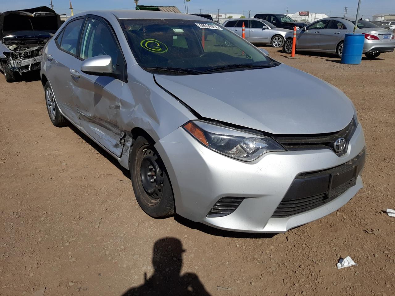 Photo 1 from auction – 2016 TOYOTA COROLLA L with VIN 2T1BURHE2GC521643