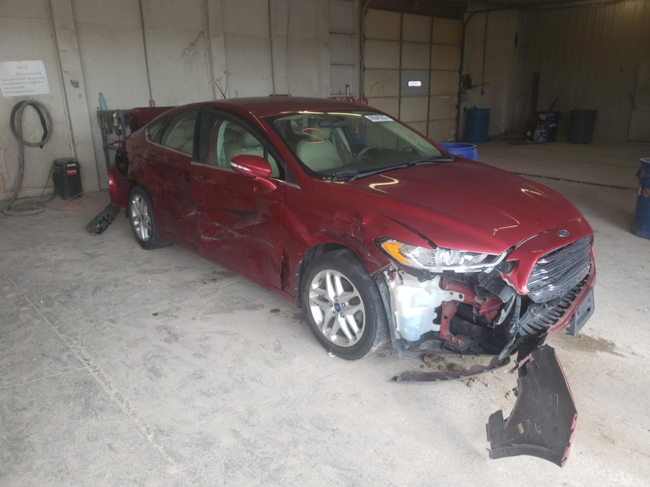 FORD FUSION SE 2013 with VIN 3FA6P0HR7DR225004 - Photo from auction
