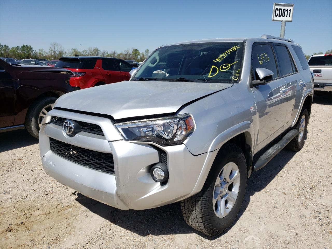 Photo 2 from auction – 2016 TOYOTA 4RUNNER SR with VIN JTEZU5JR0G5124736