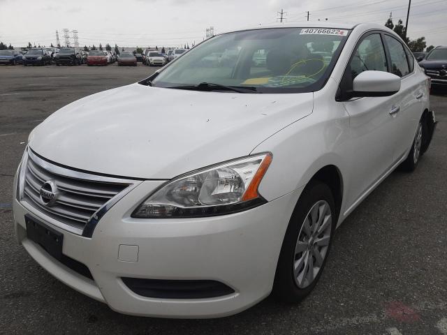 Photo 2 from auction – 2014 NISSAN SENTRA S with VIN 3N1AB7AP6EL629665