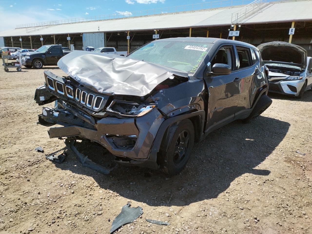 Photo 9 from auction – 2020 JEEP COMPASS SP with VIN 3C4NJCAB9LT220071