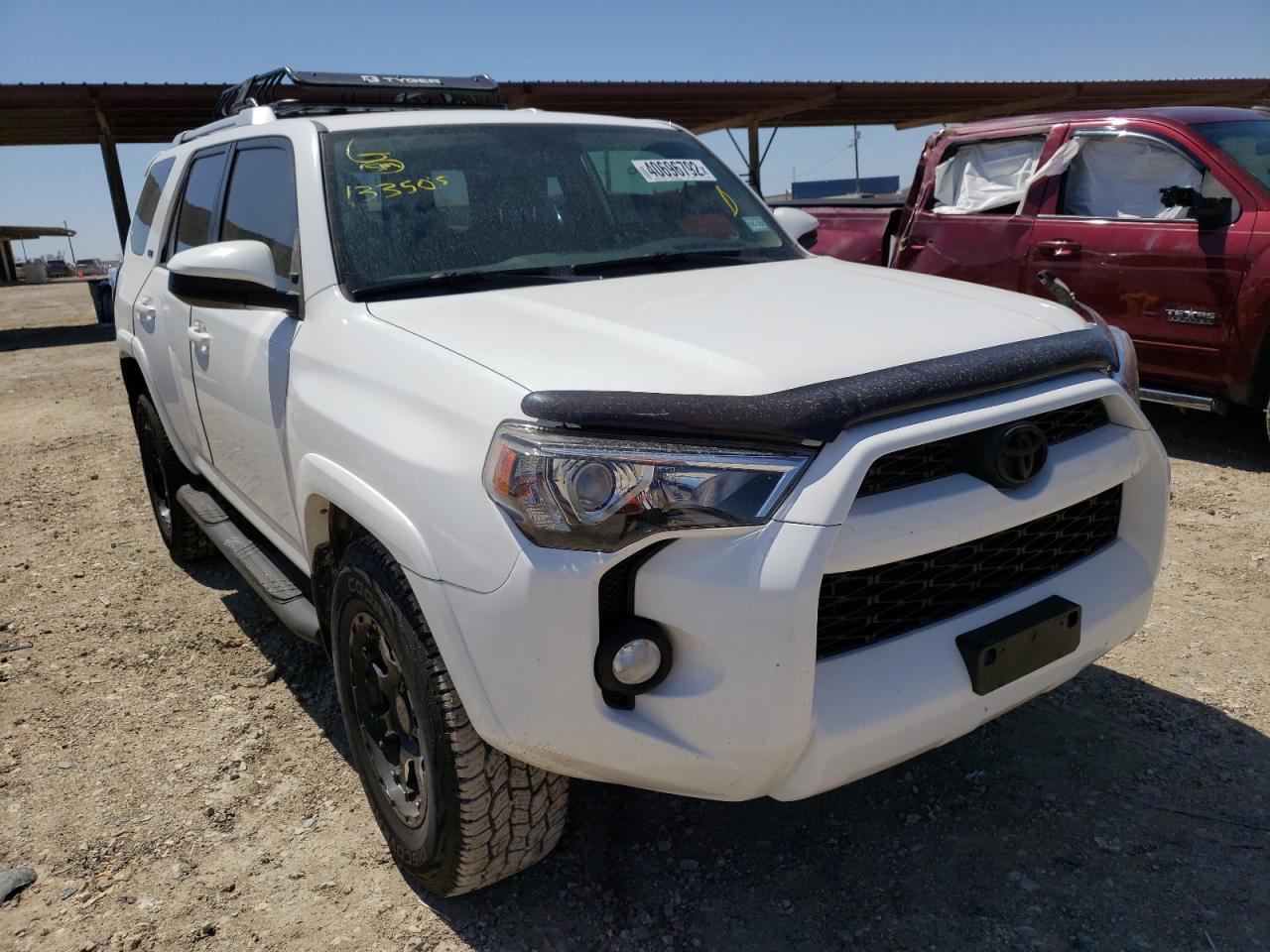 TOYOTA 4RUNNER SR 2016 with VIN JTEZU5JR4G5133505 - Photo from auction