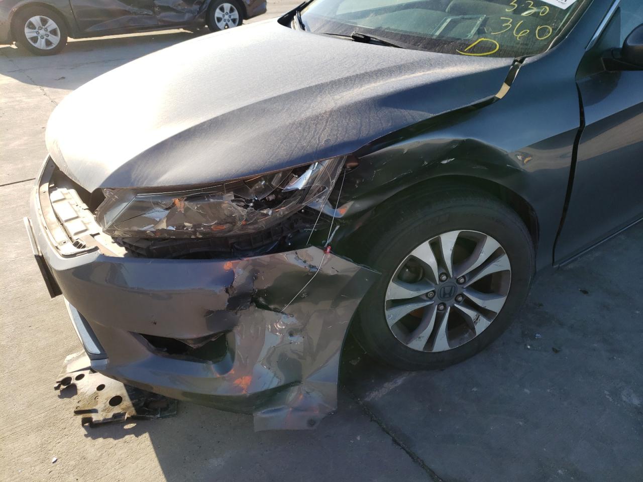 Photo 9 from auction – 2014 HONDA ACCORD LX with VIN 1HGCR2F37EA007076