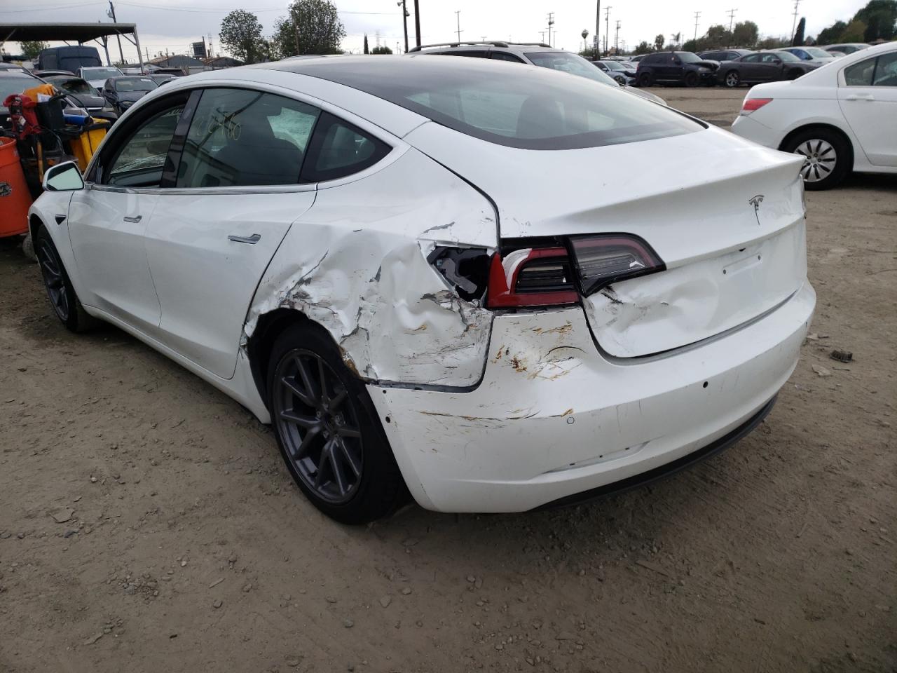Photo 3 from auction – 2020 TESLA MODEL 3 with VIN 5YJ3E1EA9LF800081