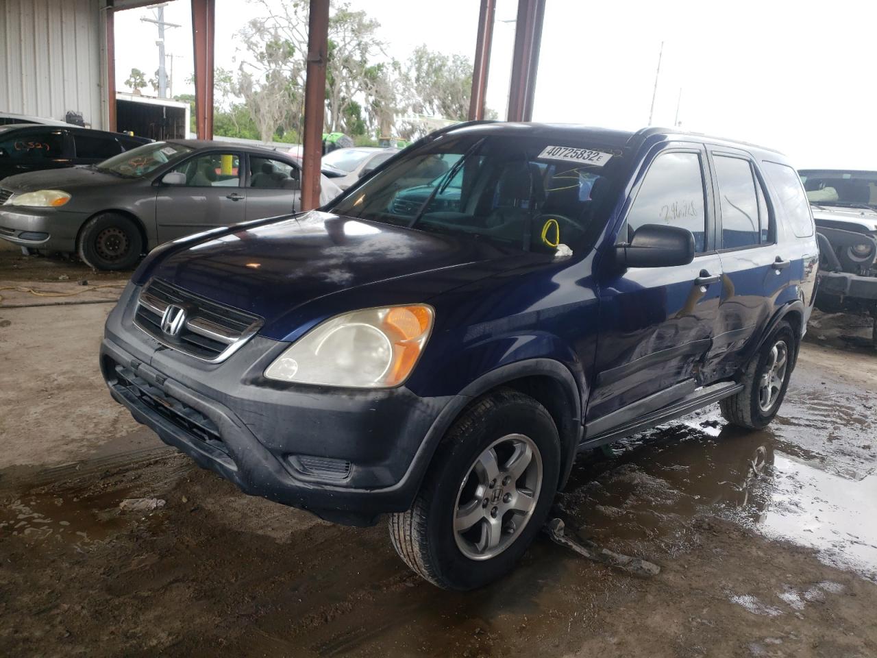 Photo 2 from auction – 2004 HONDA CR-V LX with VIN JHLRD68504C001607