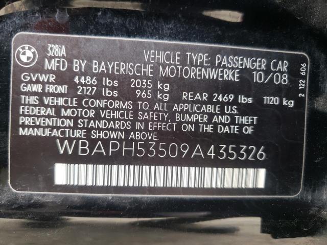 Photo 10 from auction – 2009 BMW 328 I SULE with VIN WBAPH53509A435326