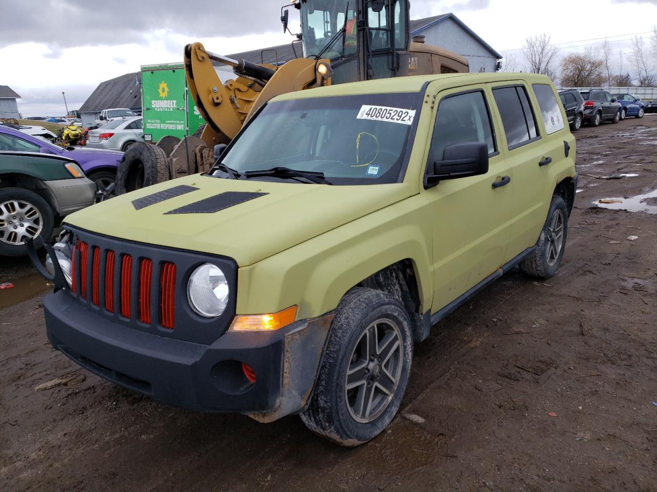 Photo 2 from auction – 2008 JEEP PATRIOT SP with VIN 1J8FF28W28D723004