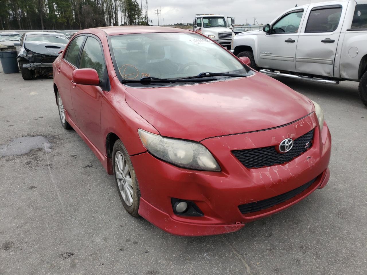 TOYOTA COROLLA 2009 with VIN 1NXBU40E49Z069372 - Photo from auction