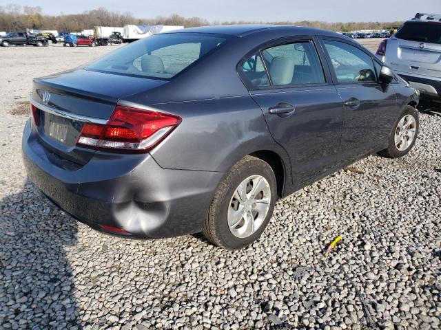 Photo 4 from auction – 2013 HONDA CIVIC LX with VIN 19XFB2F58DE207641