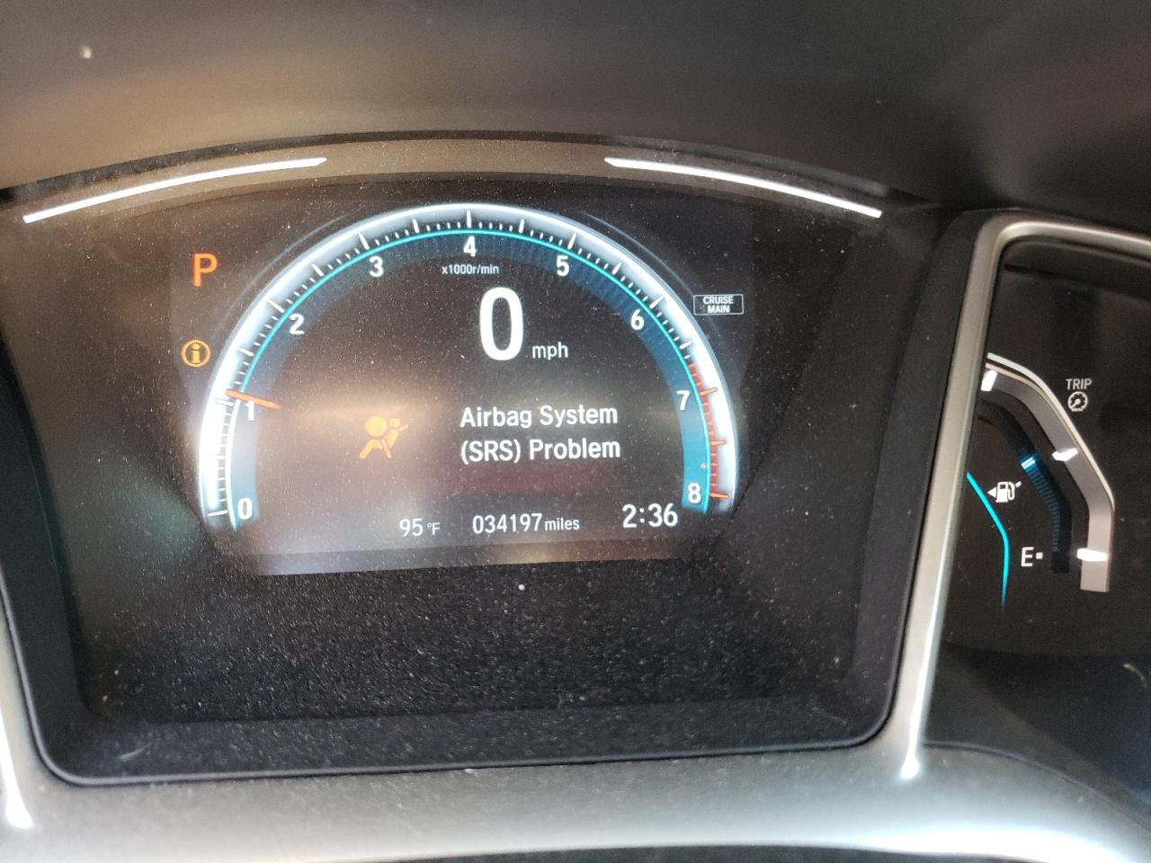 Photo 8 from auction – 2017 HONDA CIVIC EX with VIN 19XFC2F77HE077047