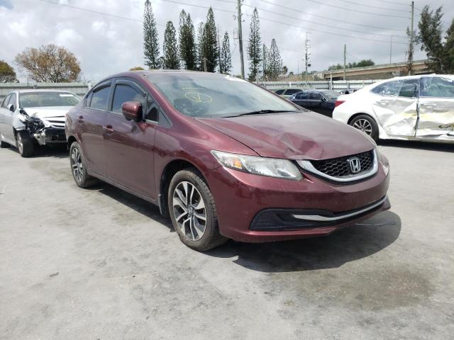 HONDA CIVIC EX 2015 with VIN 19XFB2F84FE056603 - Photo from auction