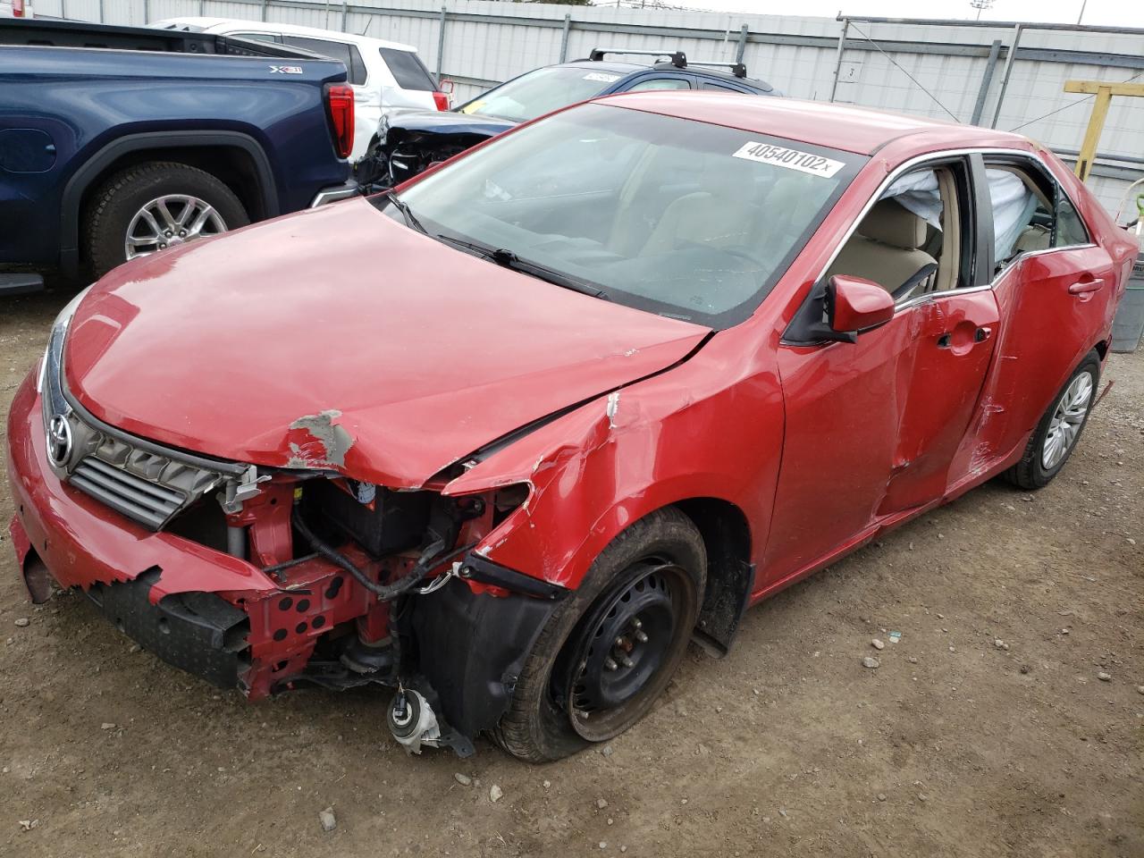 Photo 2 from auction – 2012 TOYOTA CAMRY BASE with VIN 4T4BF1FK4CR210573