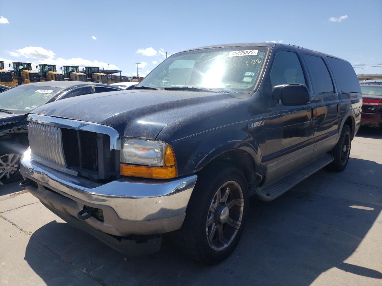 Photo 2 from auction – 2000 FORD EXCURSION with VIN 1FMNU42S4YED24661