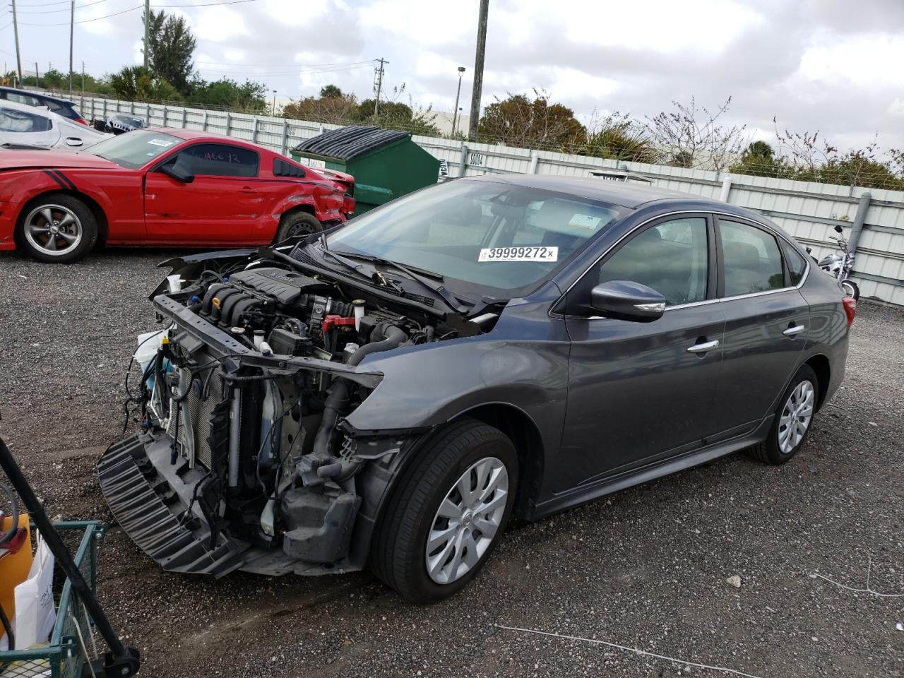 Photo 2 from auction – 2018 NISSAN SENTRA S with VIN 3N1AB7AP2JY322555