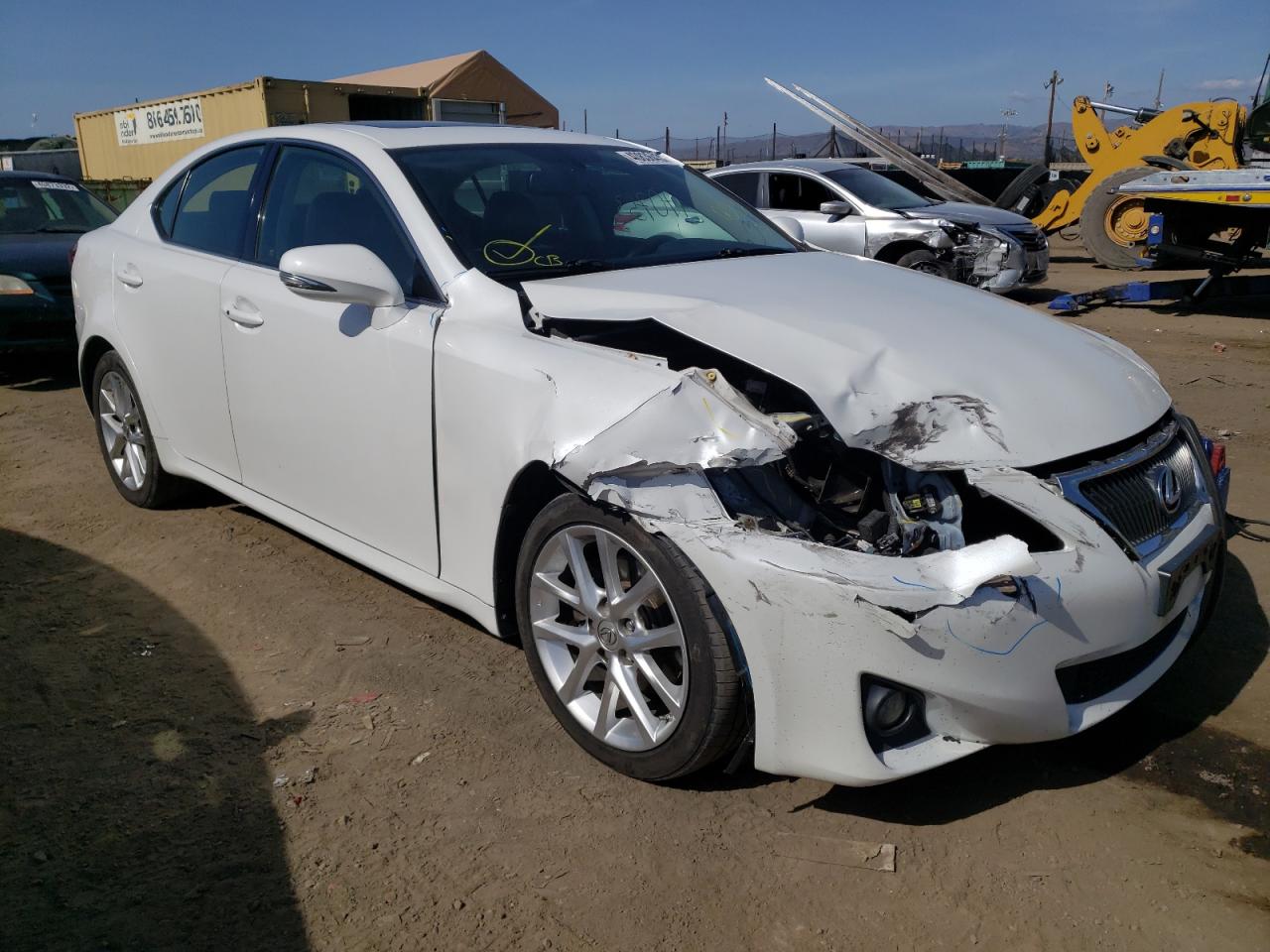 LEXUS IS 250 2011 with VIN JTHBF5C25B5152491 - Photo from auction