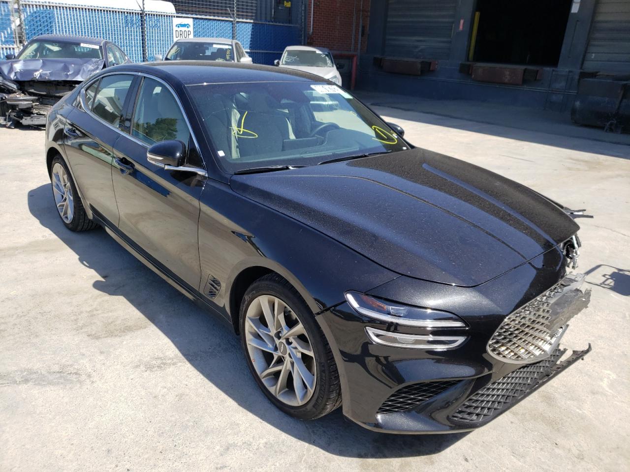 GENESIS G70 BASE 2022 with VIN KMTG34TA3NU094376 - Photo from auction