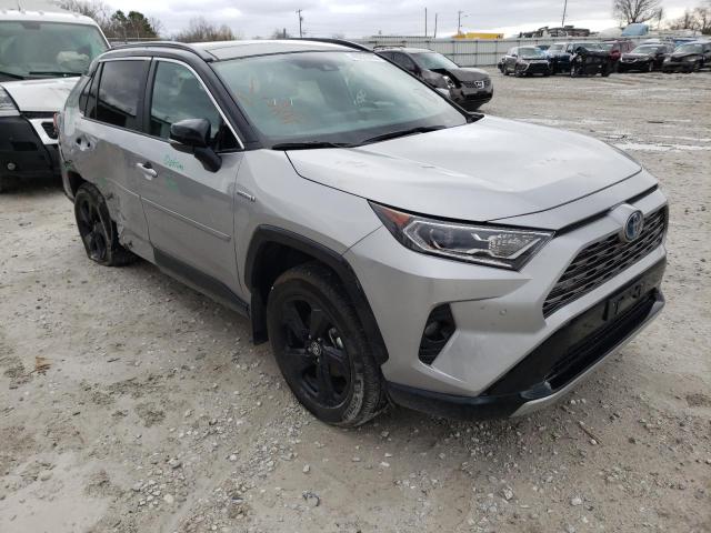 TOYOTA RAV4 XSE 2020 with VIN 4T3EWRFVXLU009588 - Photo from auction