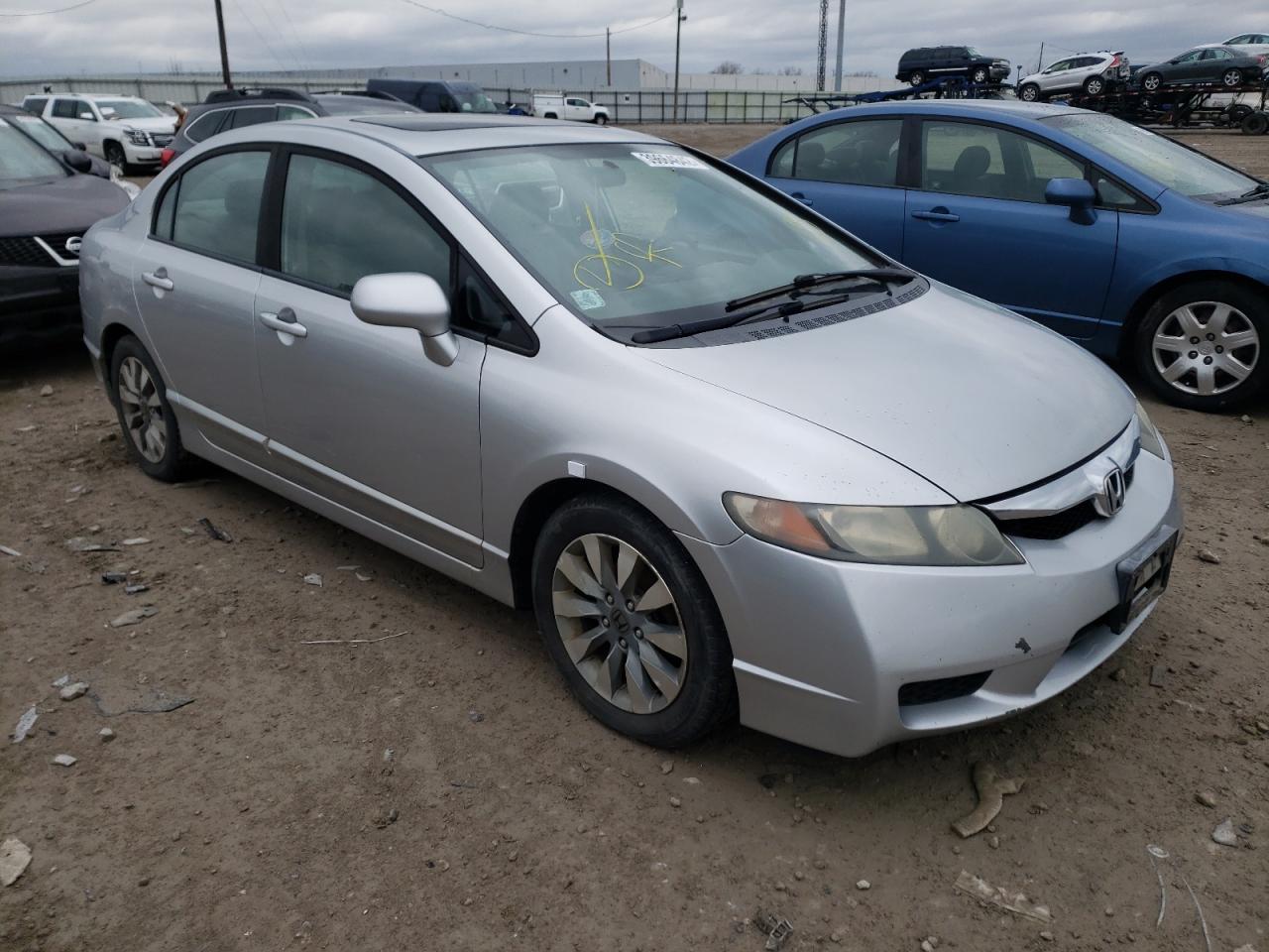 HONDA CIVIC EX 2009 with VIN 19XFA16819E010874 - Photo from auction