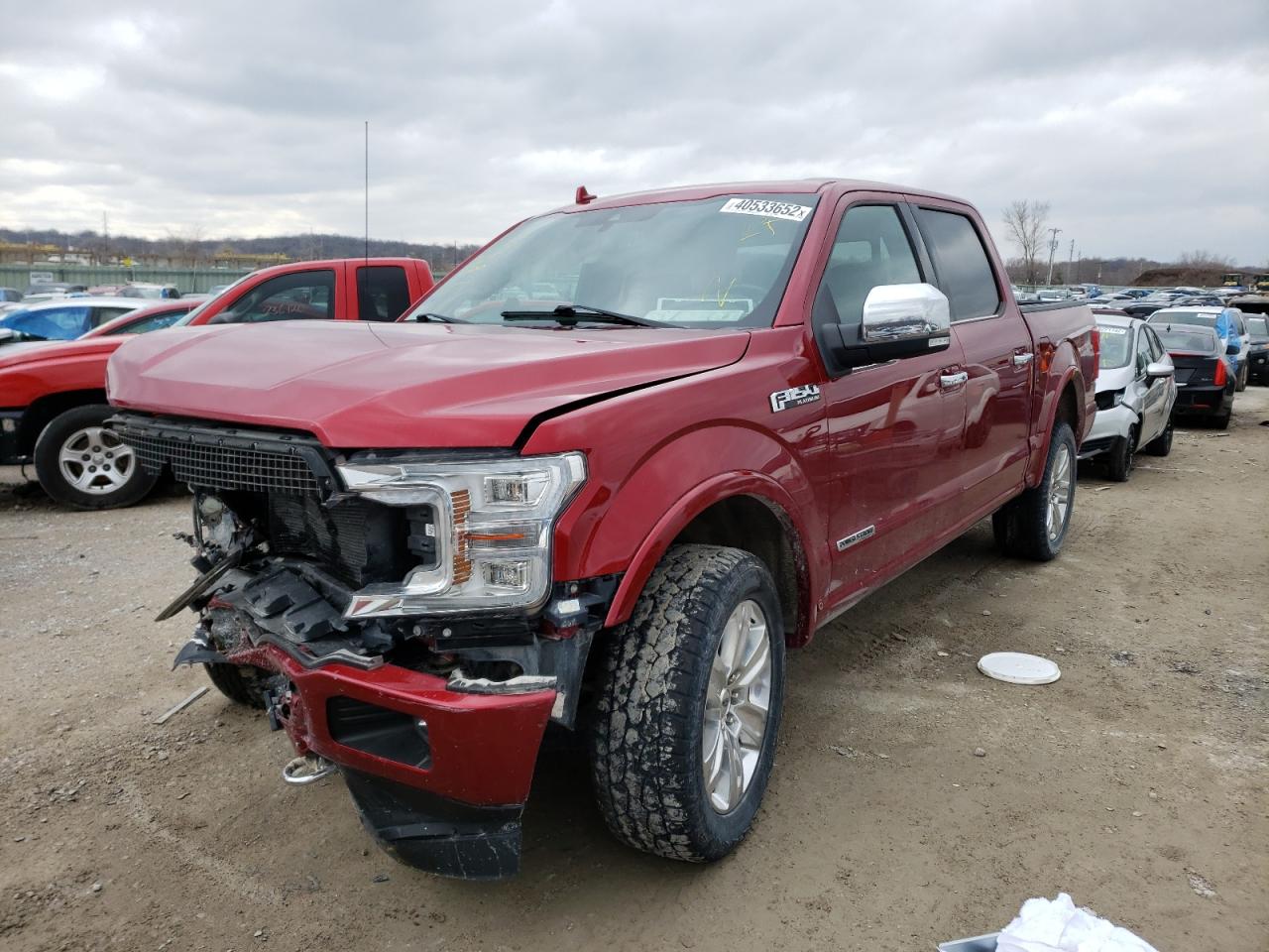 Photo 2 from auction – 2018 FORD F150 SUPER with VIN 1FTFW1E12JFD96088