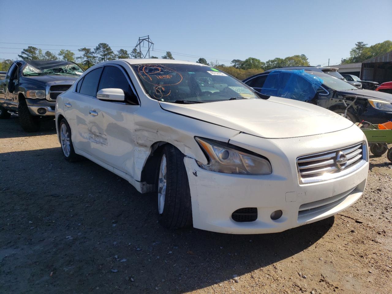 NISSAN MAXIMA S 2014 with VIN 1N4AA5APXEC470235 - Photo from auction