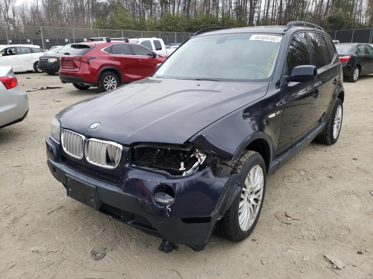 Photo 2 from auction – 2007 BMW X3 3.0SI with VIN WBXPC93477WF11162