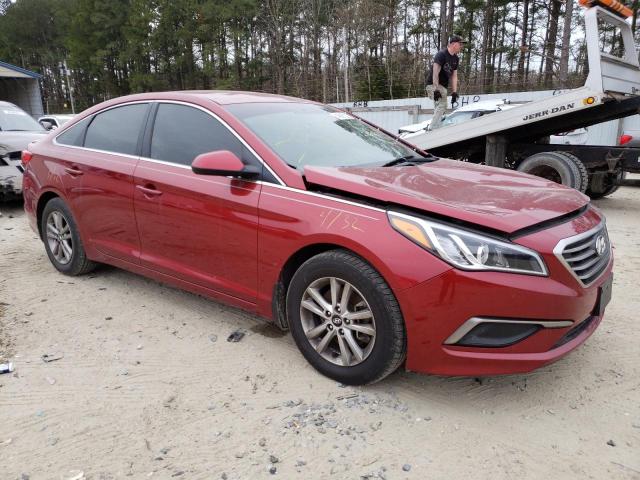 HYUNDAI SONATA SE 2016 with VIN 5NPE24AF9GH296157 - Photo from auction