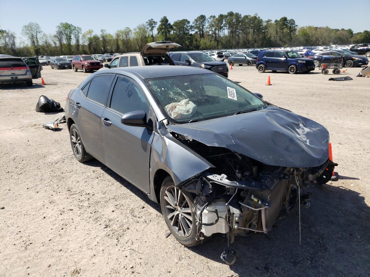 TOYOTA COROLLA L 2016 with VIN 5YFBURHE7GP399507 - Photo from auction