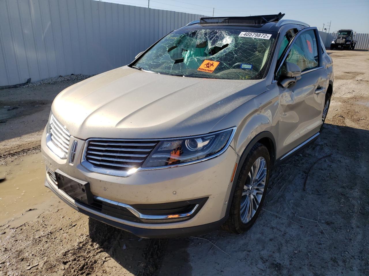 Photo 2 from auction – 2017 LINCOLN MKX RESERV with VIN 2LMPJ6LR2HBL34422