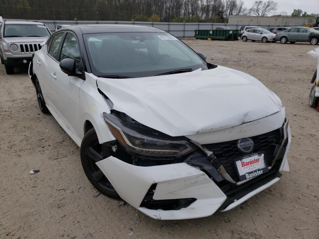 NISSAN SENTRA 2022 with VIN 3N1AB8DV5NY230202 - Photo from auction