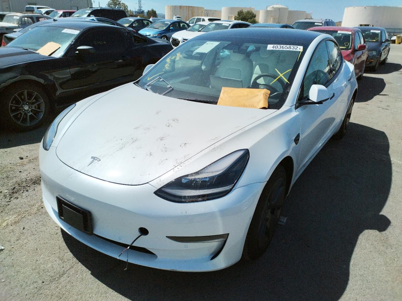 Photo 2 from auction – 2021 TESLA MODEL 3 with VIN 5YJ3E1EA8MF089944