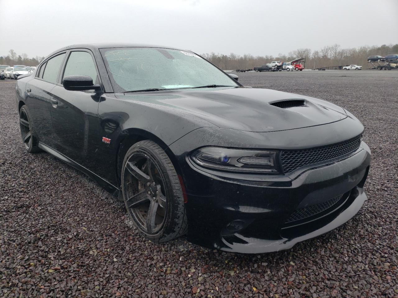 DODGE CHARGER R/ 2018 with VIN 2C3CDXGJ0JH318811 - Photo from auction