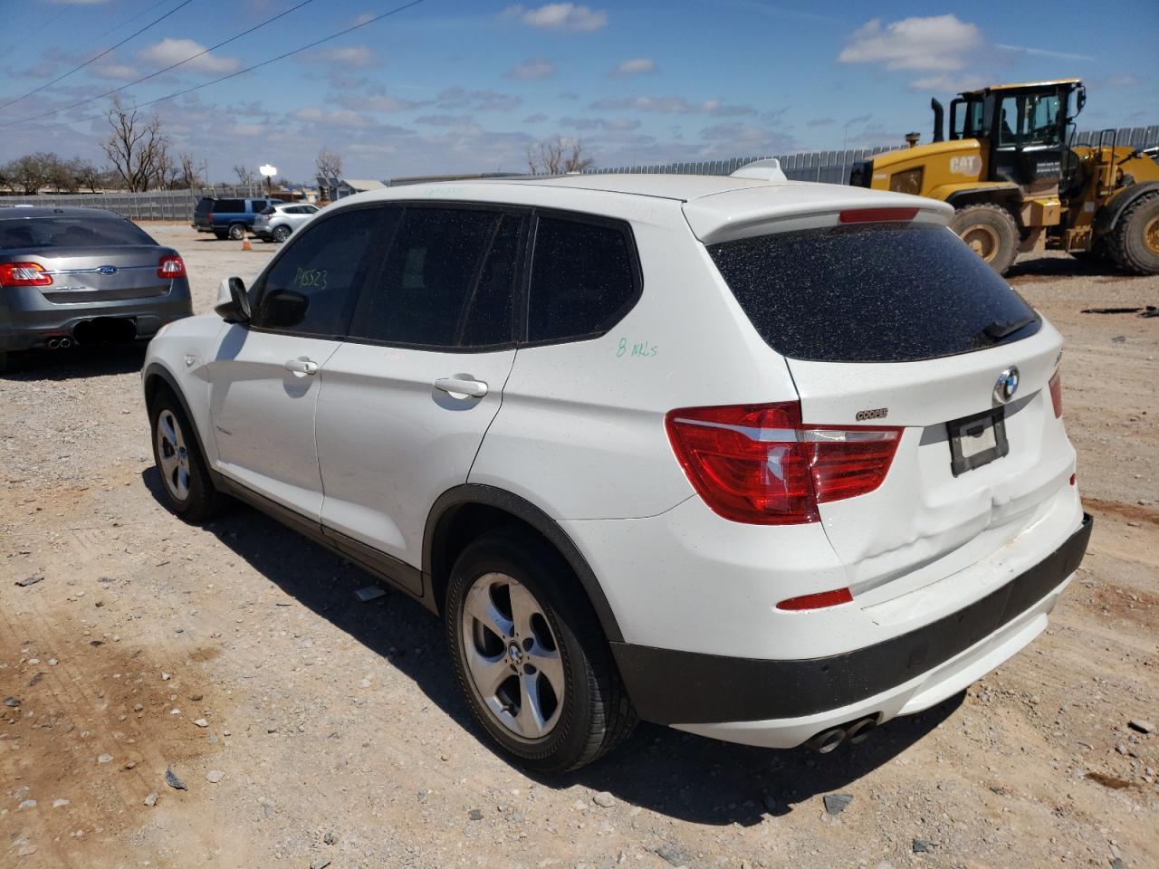 Photo 3 from auction – 2012 BMW X3 XDRIVE2 with VIN 5UXWX5C52CL727295