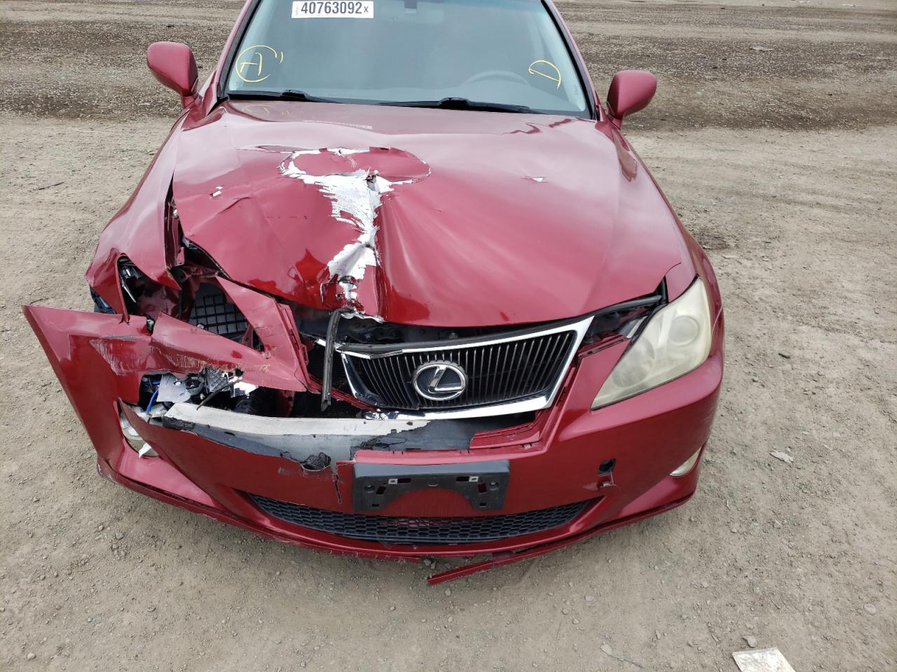 Photo 7 from auction – 2007 LEXUS IS 350 with VIN JTHBE262575013076