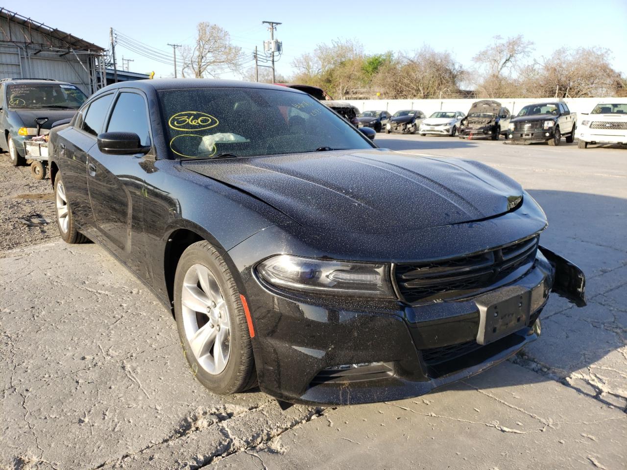 DODGE CHARGER SX 2016 with VIN 2C3CDXHG3GH292314 - Photo from auction