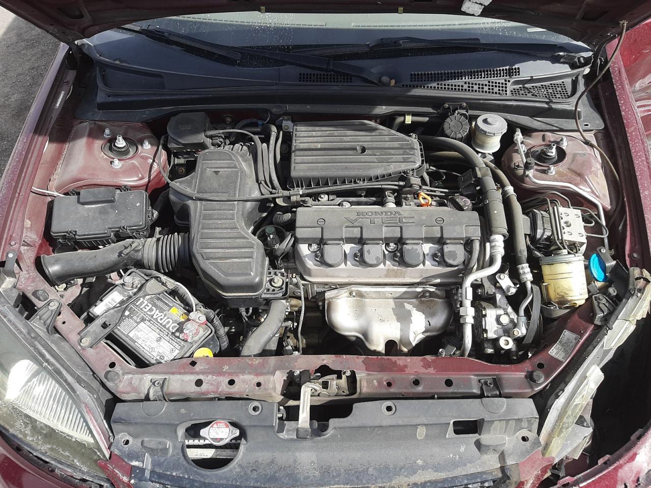 Photo 7 from auction – 2002 HONDA CIVIC EX with VIN 2HGES26712H550405
