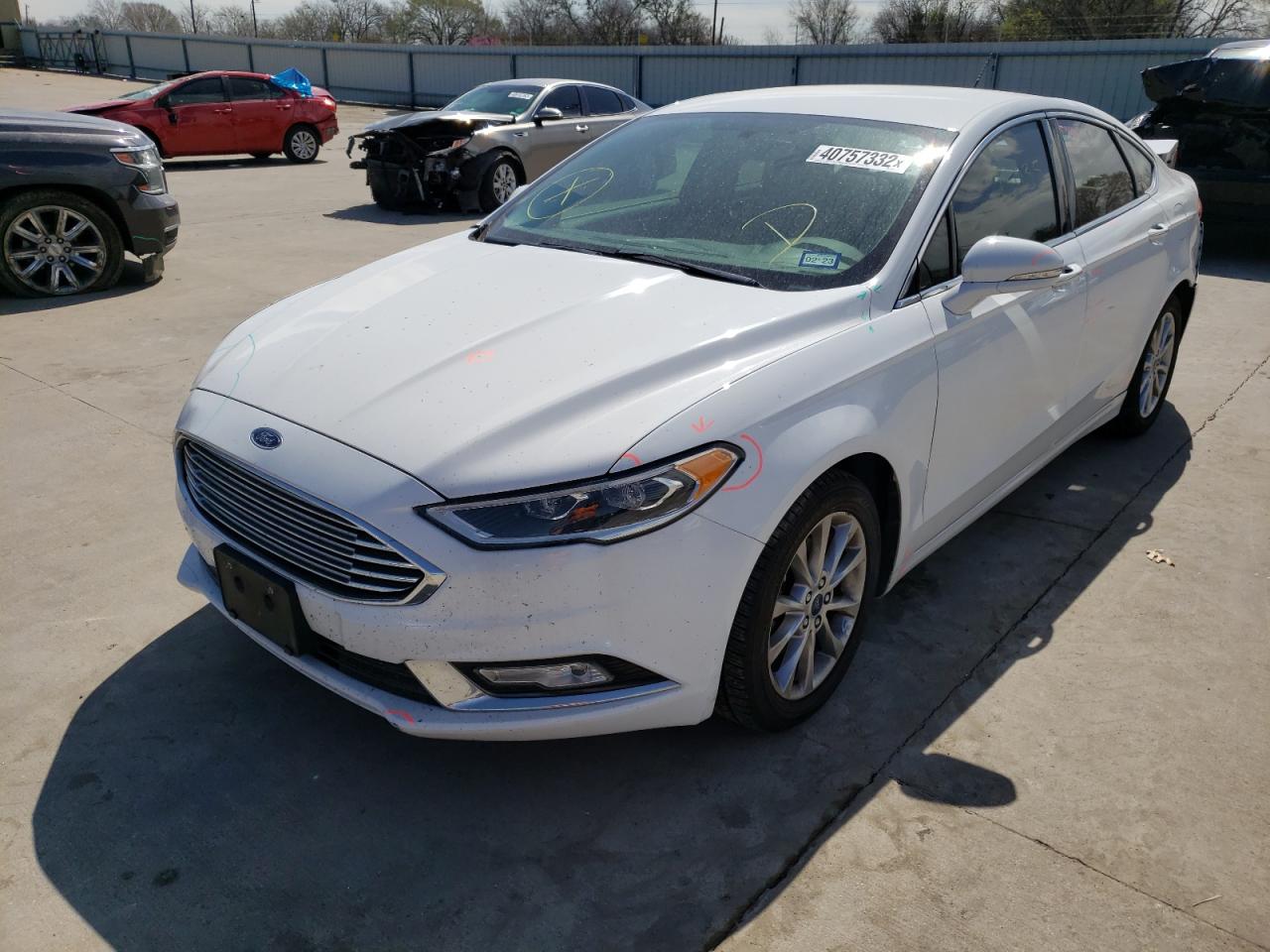 Photo 2 from auction – 2017 FORD FUSION SE with VIN 3FA6P0HD1HR317381