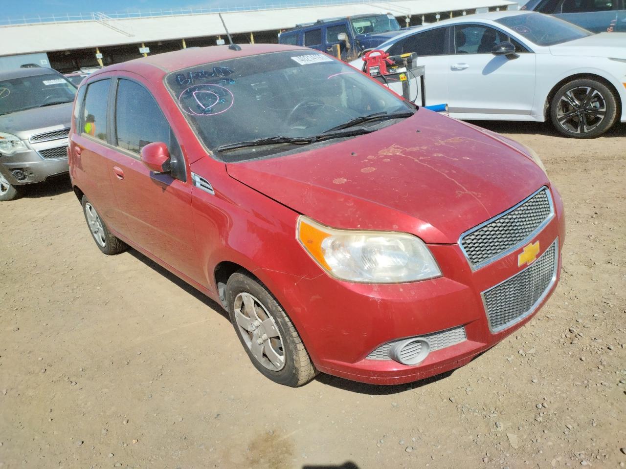 CHEVROLET AVEO 2010 with VIN KL1TD6DE2AB084684 - Photo from auction