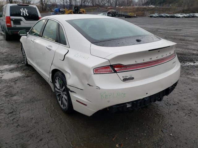 Photo 3 from auction – 2017 LINCOLN MKZ SELECT with VIN 3LN6L5D92HR608987