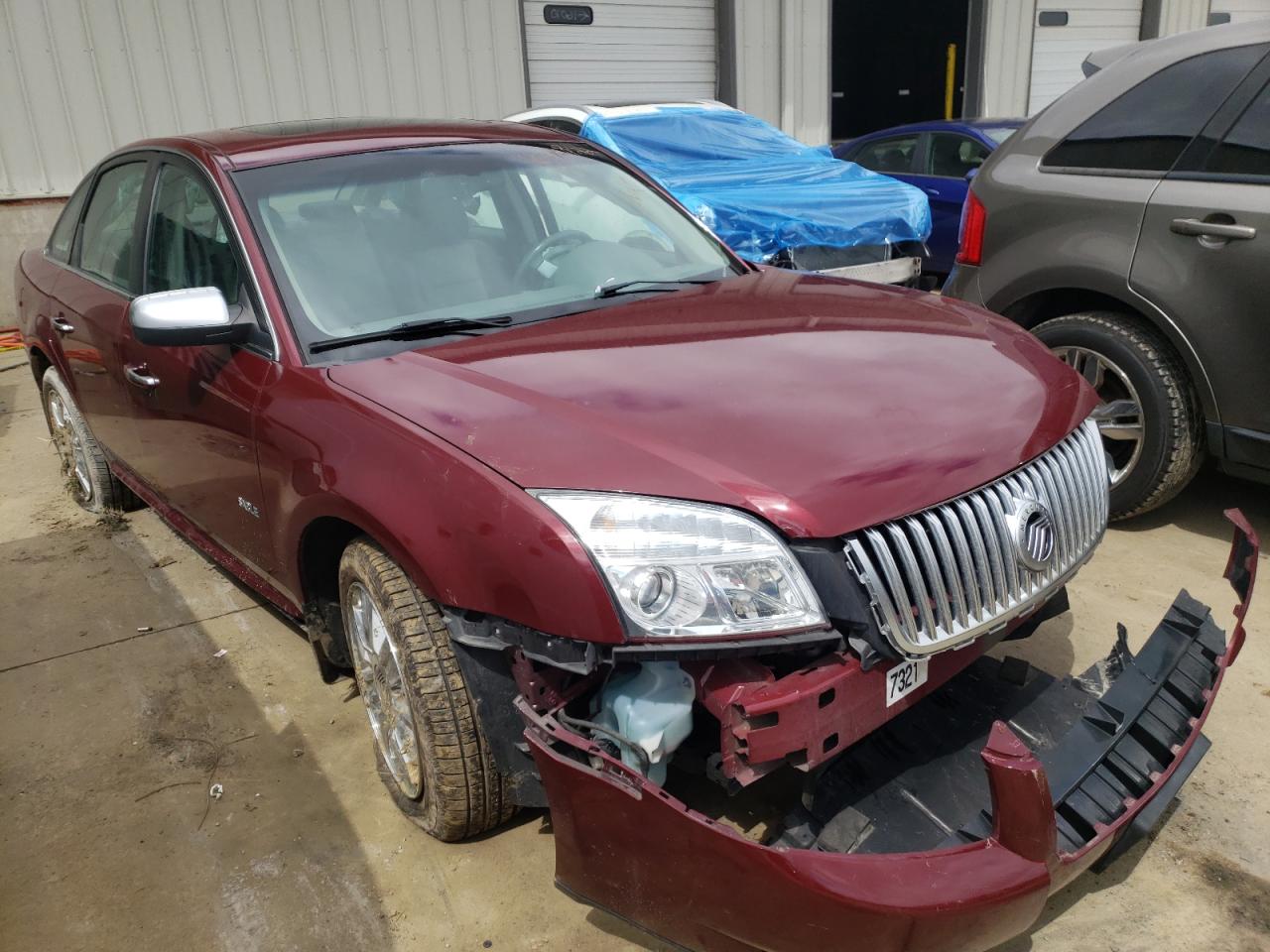 MERCURY SABLE PREM 2008 with VIN 1MEHM43W48G615120 - Photo from auction