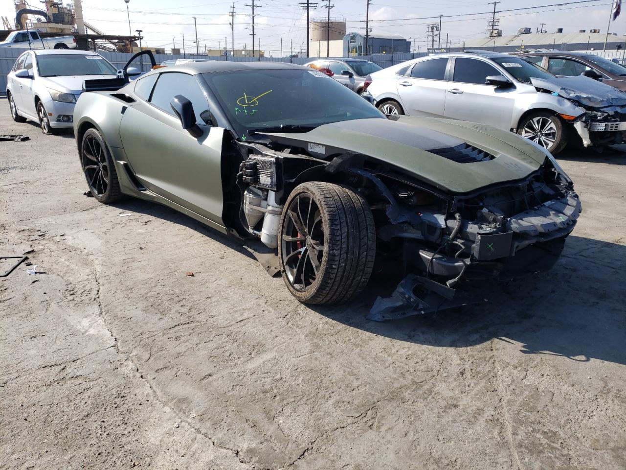 Photo 1 from auction – 2018 CHEVROLET CORVETTE G with VIN 1G1YW2D71J5101047