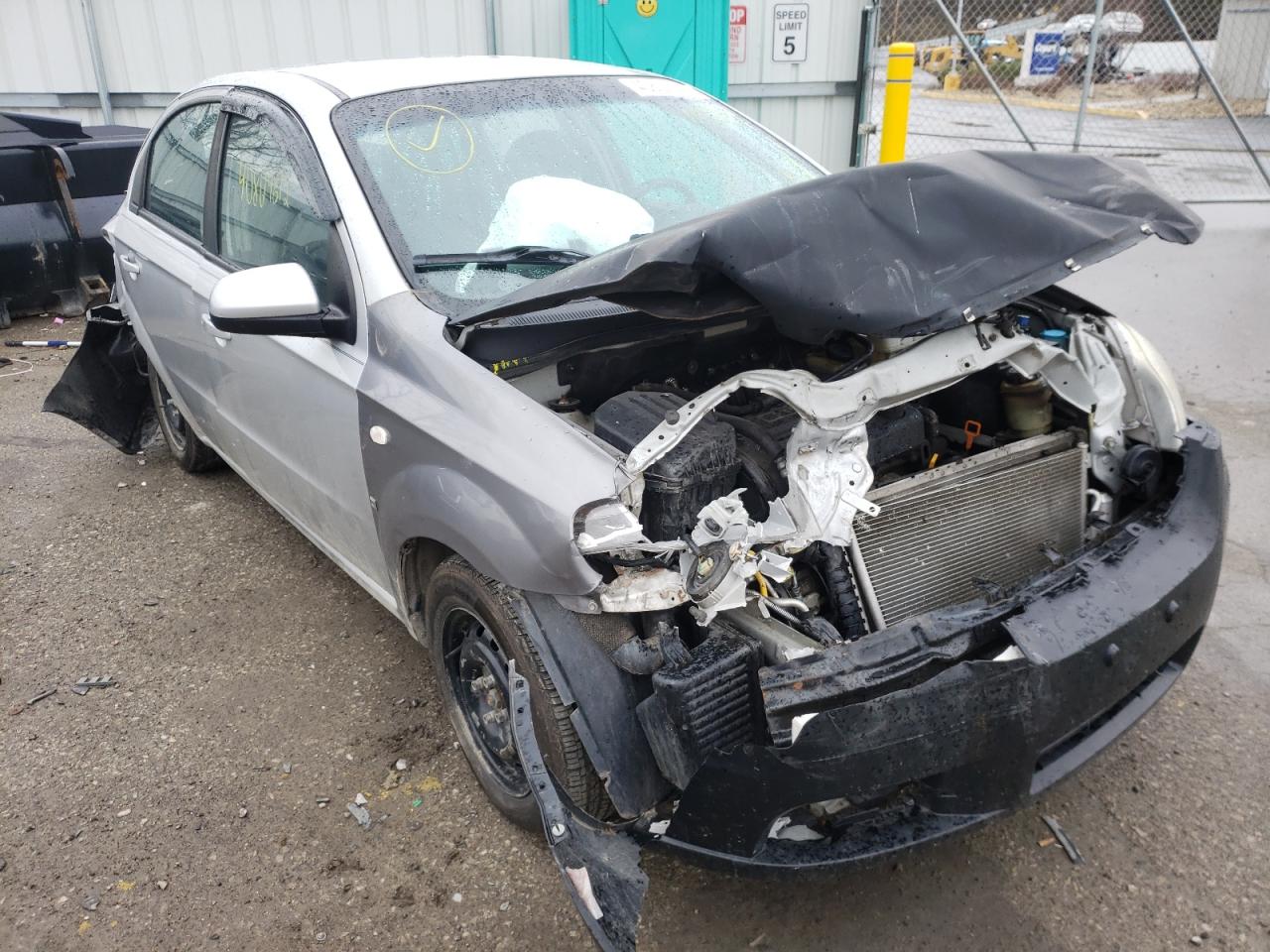 CHEVROLET AVEO BASE 2007 with VIN KL1TD56677B129630 - Photo from auction