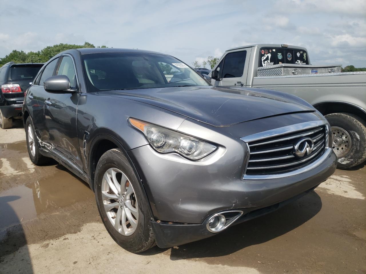 INFINITI QX70 2016 with VIN JN8CS1MU5GM671844 - Photo from auction