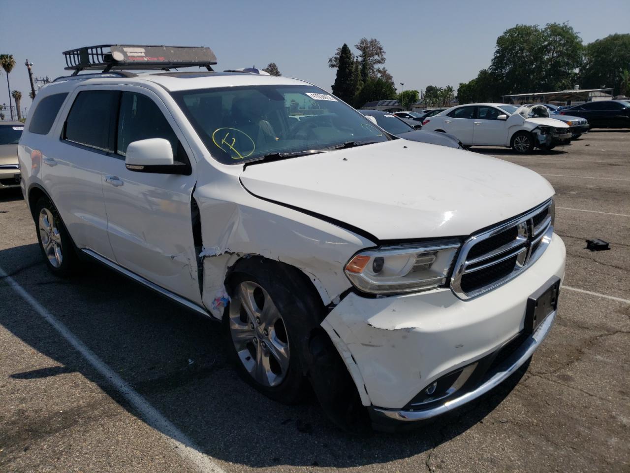 DODGE DURANGO LI 2014 with VIN 1C4RDHDG6EC593127 - Photo from auction