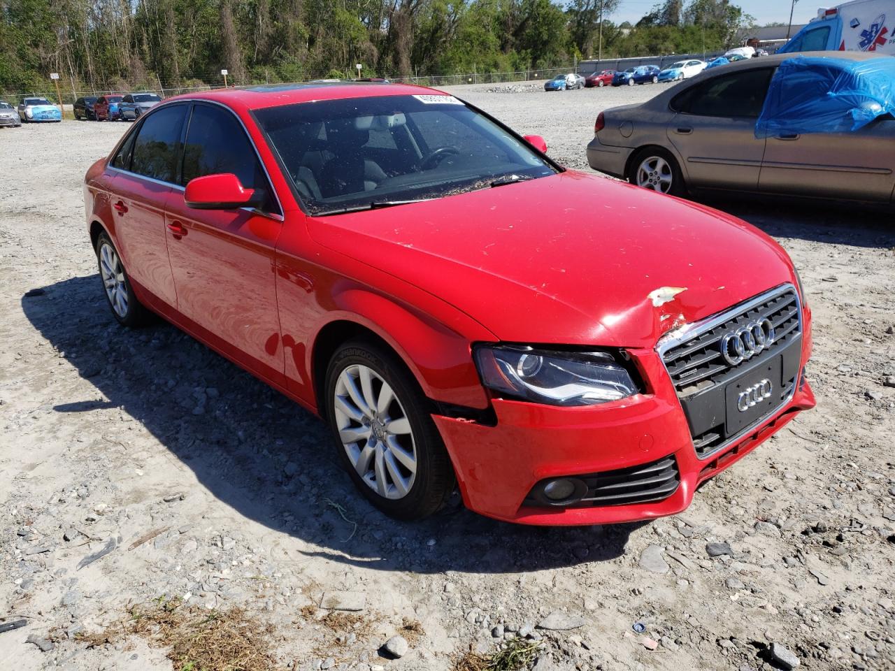 AUDI A4 PREMIUM 2011 with VIN WAUFFAFL2BA101003 - Photo from auction