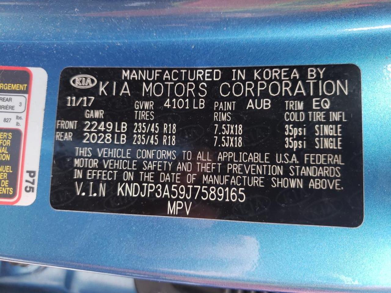 Photo 10 from auction – 2018 KIA SOUL + with VIN KNDJP3A59J7589165