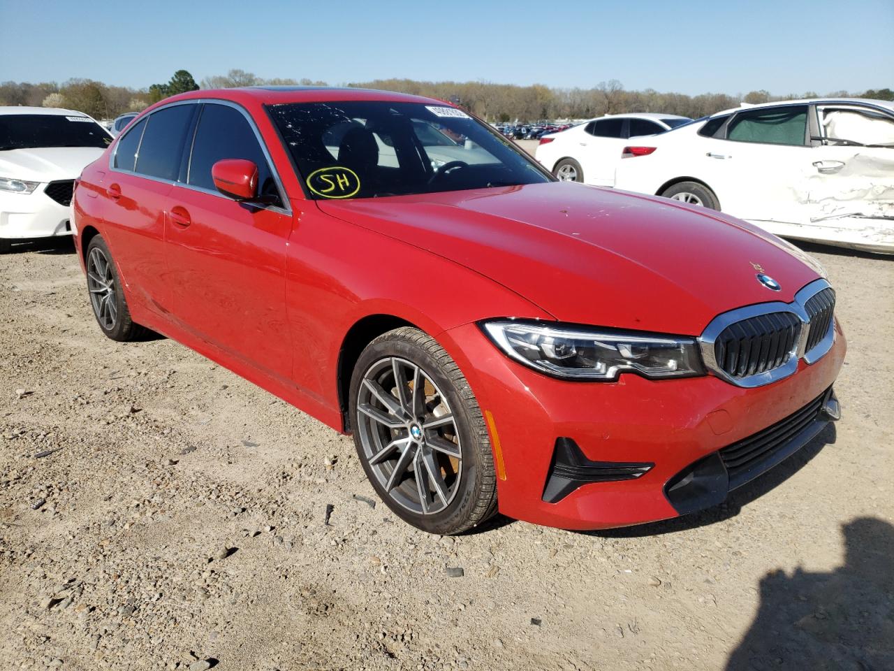 BMW 330XI 2020 with VIN WBA5R7C01LFH76087 - Photo from auction