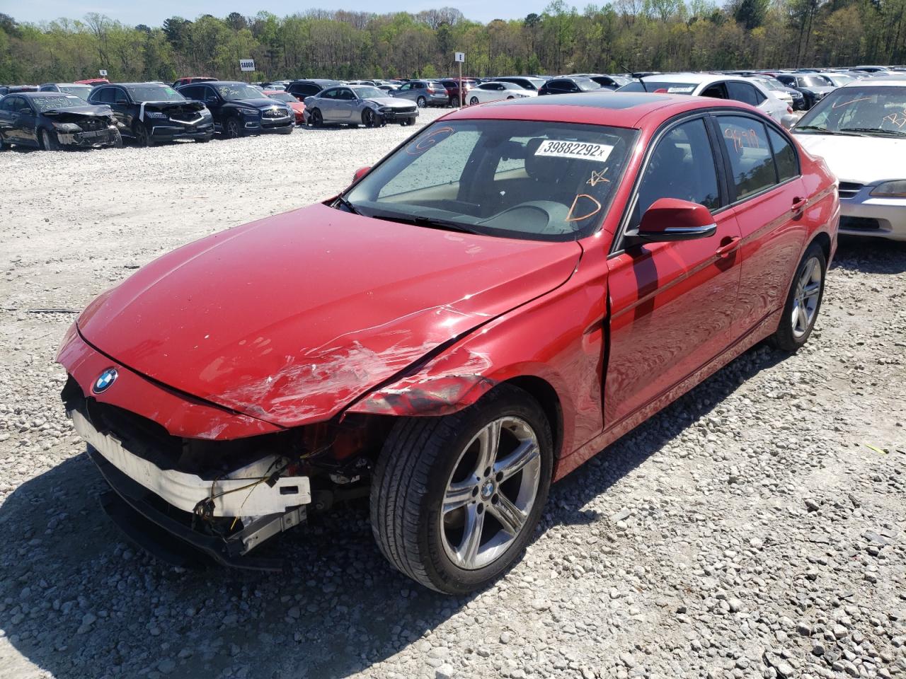 Photo 2 from auction – 2014 BMW 320 I with VIN WBA3B1G52ENT00693