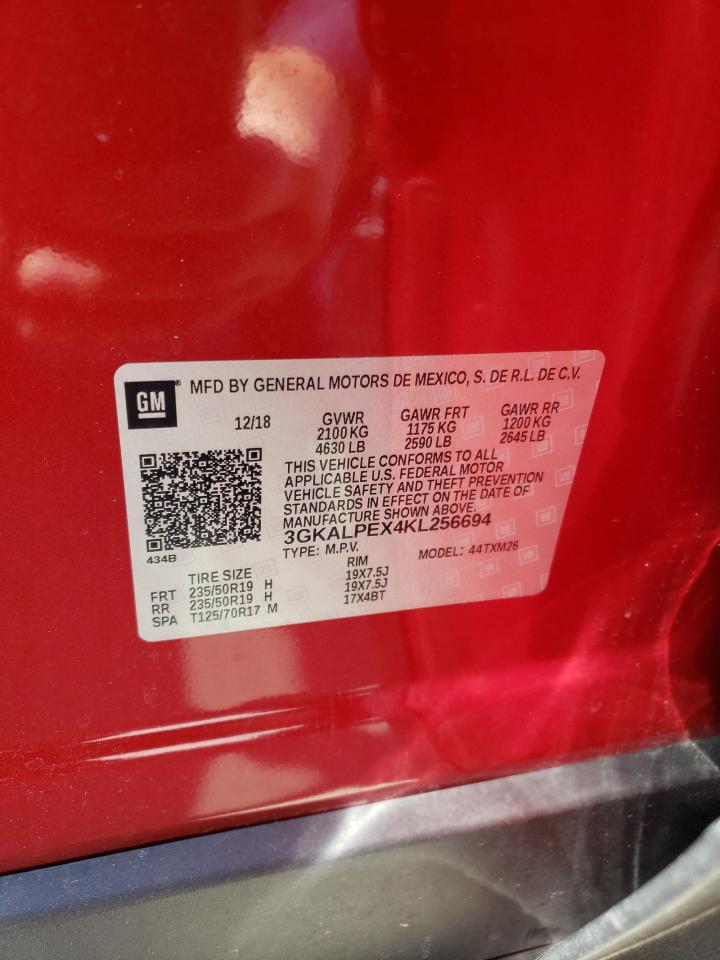 Photo 10 from auction – 2019 GMC TERRAIN SL with VIN 3GKALPEX4KL256694